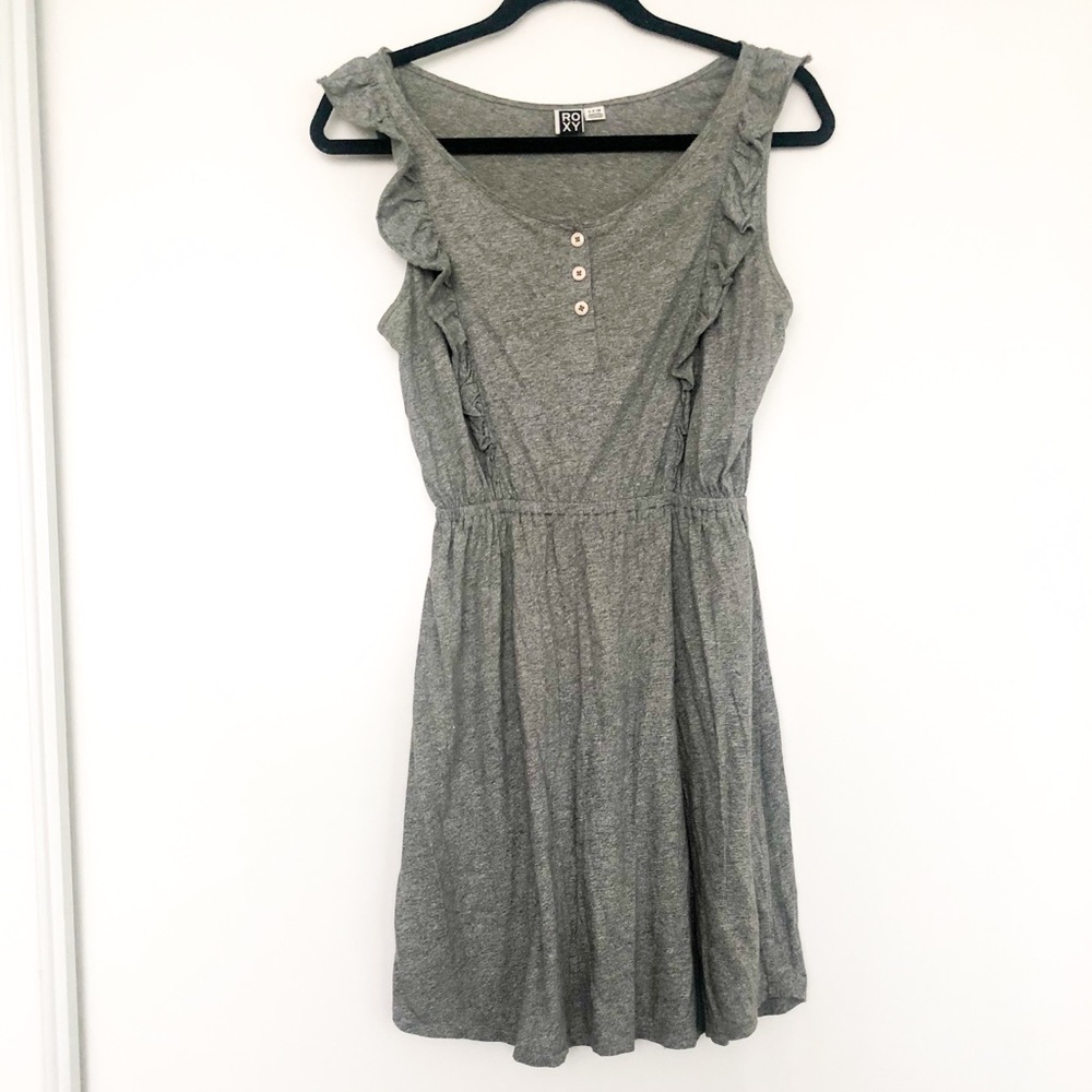Jersey summer dress - medium grey
